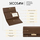 SECOSANA® Leinery Long Trifold Wallet