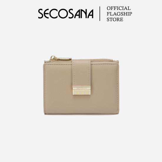 SECOSANA Ally Plain Bifold Wallet with FREE Secosana Box