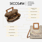 SECOSANA® Jeamne Signature Print Handbag