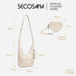 SECOSANA® Filiss Elegant Plain Multipurpose Shoulder Bag 2-in-1 Collection