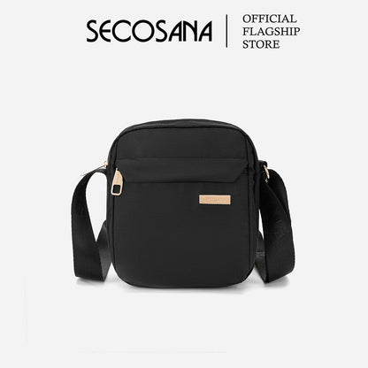 SECOSANA Ebony Minimalist Mini Crossbody Bag