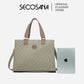 SECOSANA Opal Quilted Laptop Shoulder Bag