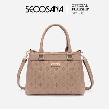 SECOSANA Elirah Embossed Shoulder Bag
