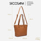 SECOSANA® Ficenirah Minimalist Casual Plain Shoulder Bag