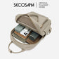 SECOSANA Criza Plain Simple Casual Laptop Backpack