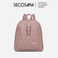 SECOSANA Ciennie Plain Simple Quilted Backpack
