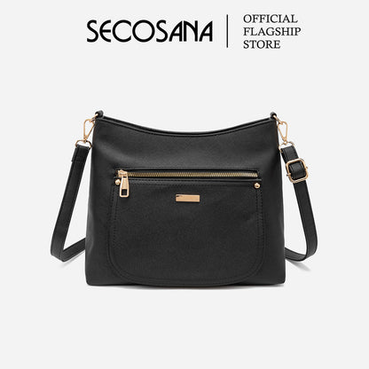 SECOSANA® Foleiza Minimalist Casual Plain Crossbody Bag