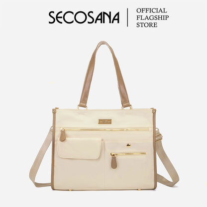 SECOSANA® Rosa Laptop Shoulder Bag