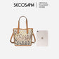 SECOSANA® Jeasse Signature Print Shoulder Bag