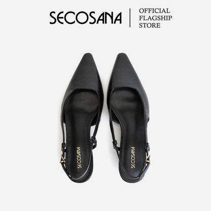 SECOSANA® SS-1007 - Diana Slingback Kitten Heels