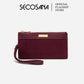 SECOSANA® Icarri Suede Wristlet Long Wallet with Box