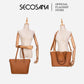SECOSANA® Ficenirah Minimalist Casual Plain Shoulder Bag