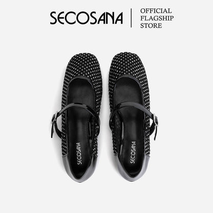 SECOSANA® SS-1014 - Persephone Flat Mary Janes