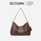SECOSANA® Filiza Elegant Plain Multipurpose Shoulder Bag 2-in-1 Collection