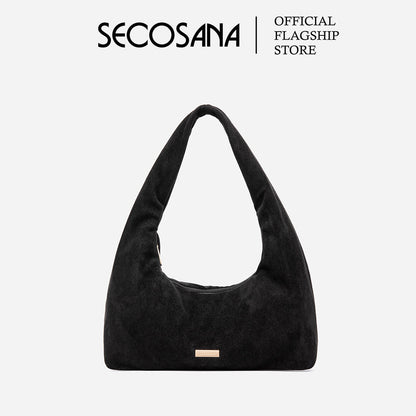 SECOSANA® Mercer in Small Suede Hobo Bag
