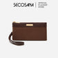 SECOSANA® Icarri Suede Wristlet Long Wallet with Box