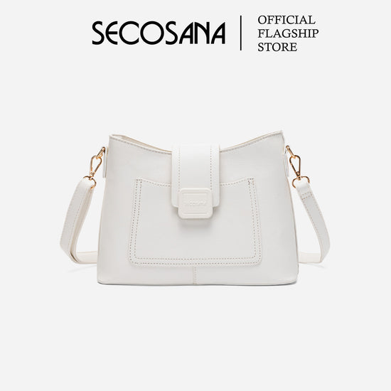 SECOSANA® Famarah Minimalist Casual Plain Crossbody Bag