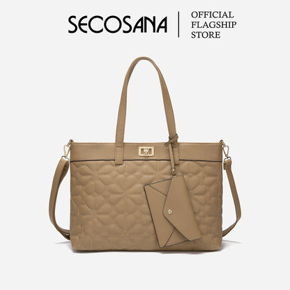 SECOSANA® Gessa Quilted Medium Shoulder Bag 2-in-1 Collection