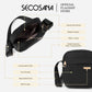SECOSANA Ebony Minimalist Mini Crossbody Bag