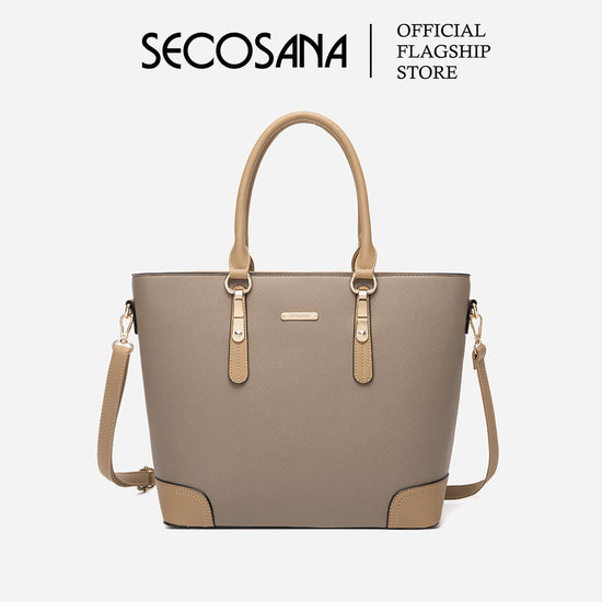 SECOSANA® Famminie Minimalist Casual Plain Shoulder Bag