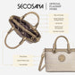 SECOSANA Ziniriah Monogram Handbag