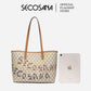 SECOSANA® Jeari Signature Print Shoulder Bag