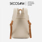 SECOSANA Bellina Plain Simple Casual Laptop Backpack