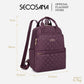SECOSANA® Frei Minimalist Casual Monogram Tablet Backpack