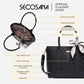 SECOSANA® Firmely Minimalist Monogram Plain Shoulder Bag