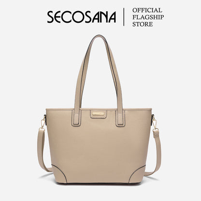 SECOSANA® Ficenirah Minimalist Casual Plain Shoulder Bag