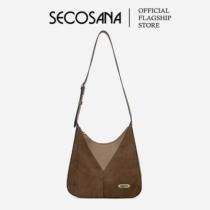 SECOSANA® Janika Suede Shoulder Bag