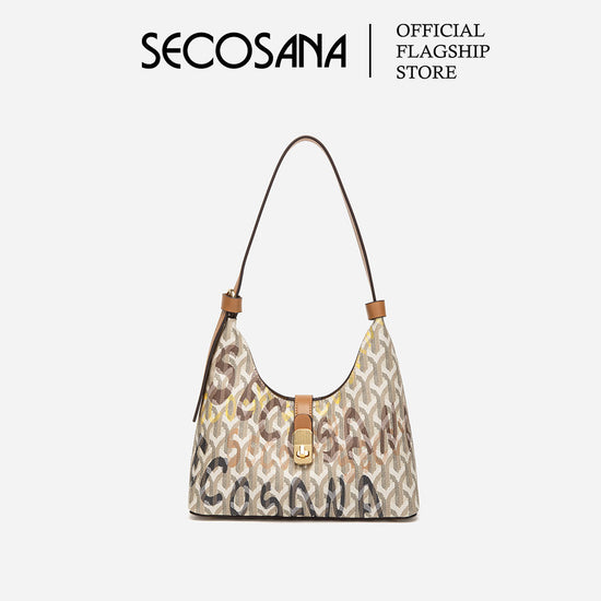 SECOSANA® Jeave Signature Print Shoulder Bag