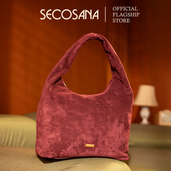 SECOSANA® Mercer in Large Suede Hobo Bag