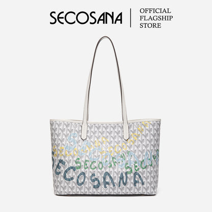 SECOSANA® Jeari Signature Print Shoulder Bag