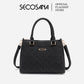 SECOSANA Elirah Embossed Shoulder Bag