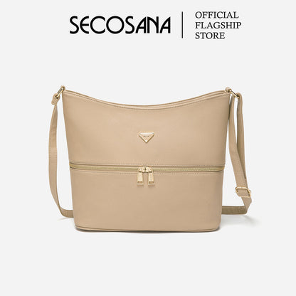 SECOSANA® Firmalyn Minimalist Casual Plain Crossbody Bag