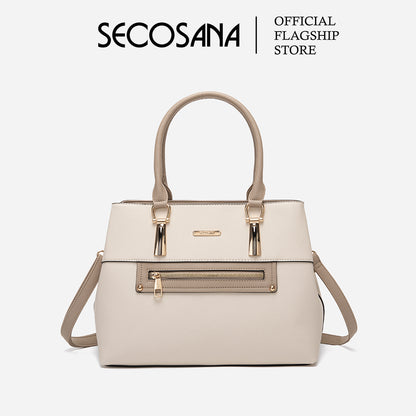 SECOSANA® Fammiza Minimalist Casual Plain Shoulder Bag