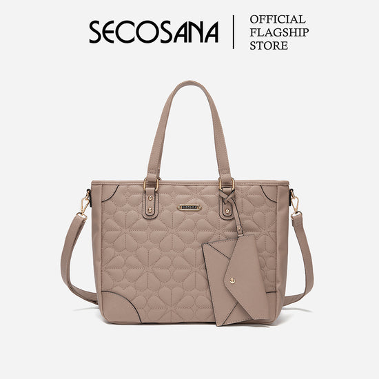 SECOSANA® Gestine Quilted Medium Shoulder Bag 2-in-1 Collection
