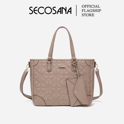 SECOSANA® Gestine Quilted Medium Shoulder Bag 2-in-1 Collection