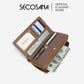 SECOSANA® Janz Classic Long Wristlet Bifold Wallet