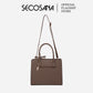 SECOSANA® Firminia Minimalist Monogram Plain Shoulder Bag