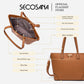 SECOSANA® Ficenirah Minimalist Casual Plain Shoulder Bag