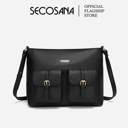 SECOSANA® Giserri Minimalist Casual Large Crossbody Bag