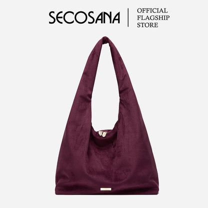 SECOSANA® Mercer in Large Suede Hobo Bag