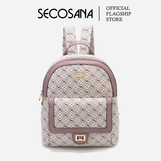 SECOSANA Jelika Monogram Backpack