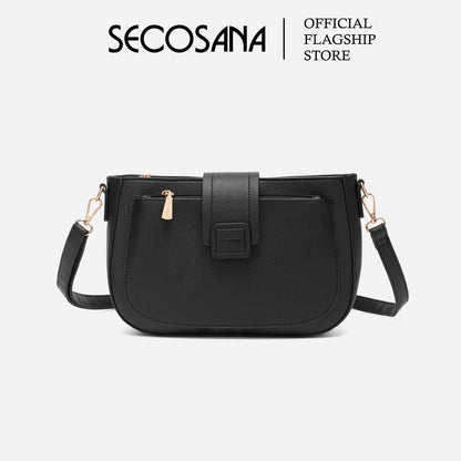 SECOSANA® Fammie Minimalist Casual Plain Crossbody Bag
