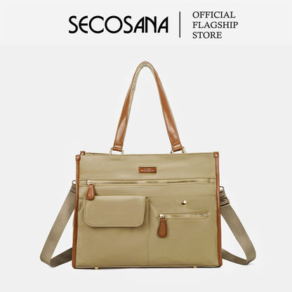 SECOSANA® Rosa Laptop Shoulder Bag