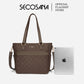 SECOSANA® Frene Minimalist Casual Monogram Shoulder Bag