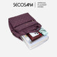SECOSANA® Frei Minimalist Casual Monogram Tablet Backpack