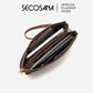SECOSANA® Icarri Suede Wristlet Long Wallet with Box